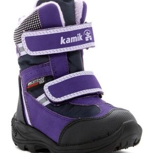 Kamik Slate Faux Fur Lined Reflective Boot Girls